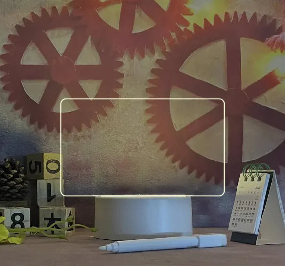 Transparent LED Writing Board