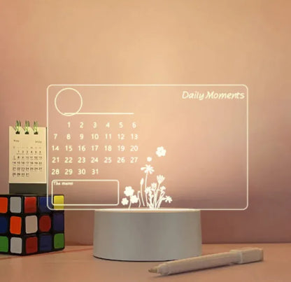 Transparent LED Writing Board