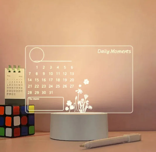 Transparent LED Writing Board